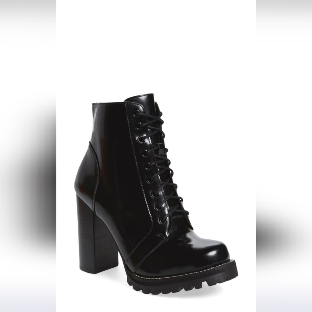 Jeffrey Campbell Legion Black Boots size 7 1/2
